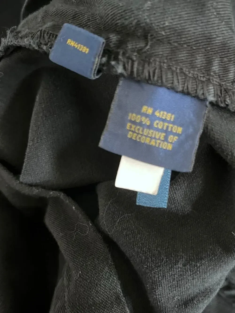 Polo Ralph Lauren Men’s Black Jeans 38x32 Classic Fit Straight Leg Denim Pants